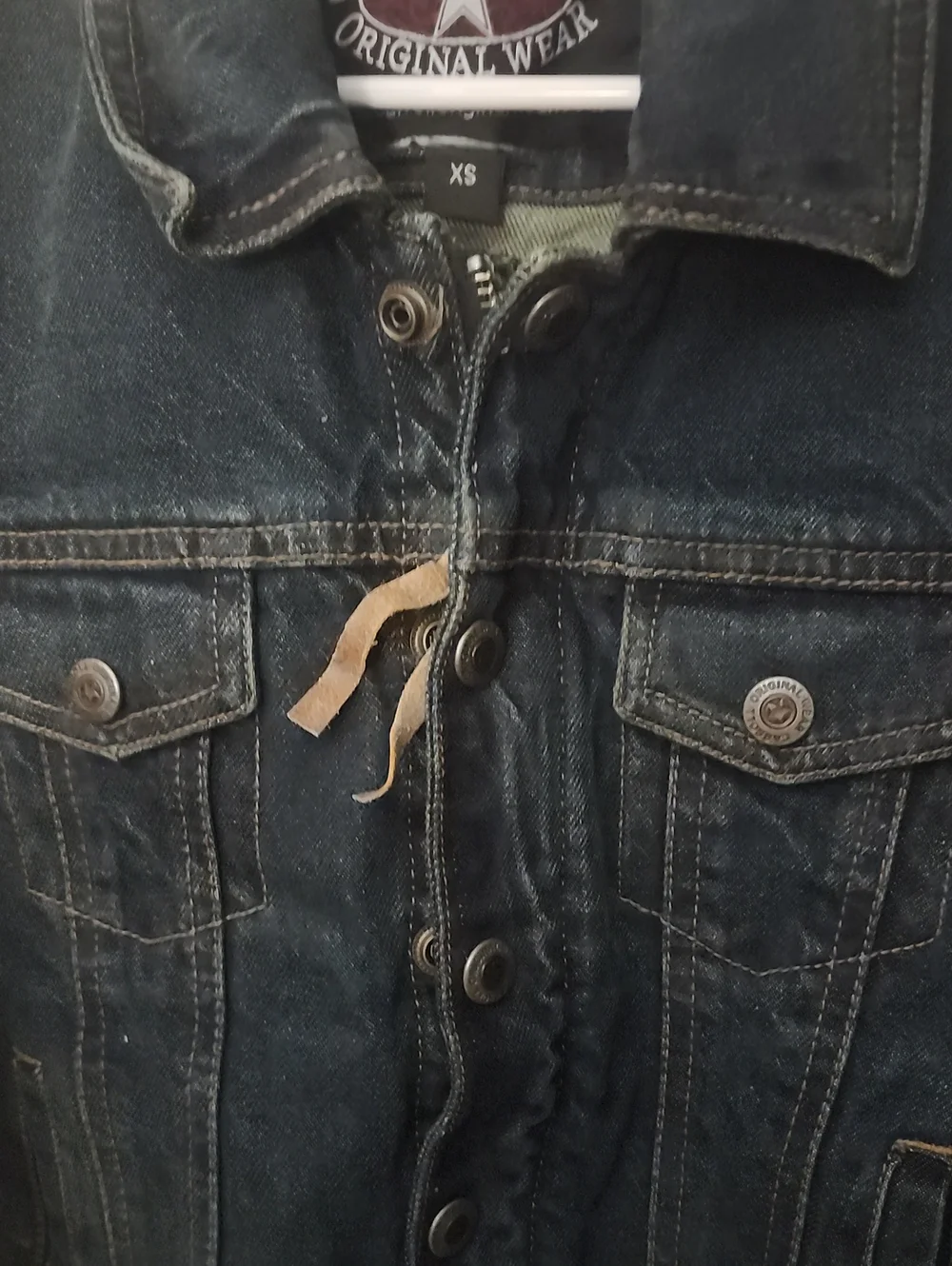 Kids Dark Blue Denim Jacket
